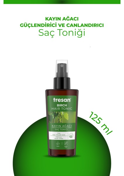 Argan Yağı Besleyici ve Kırılma Karşıtı Bakım Şampuanı 300 ml + Tresan Kayın Ağacı Özlü ve Canlandırıcı Saç Toniği 125 ml