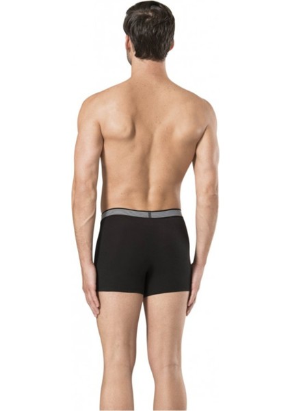 Erkek Siyah Stretch Boxer 330 (Kutulu)