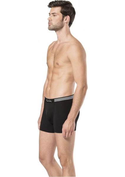 Erkek Siyah Stretch Boxer 330 (Kutulu)