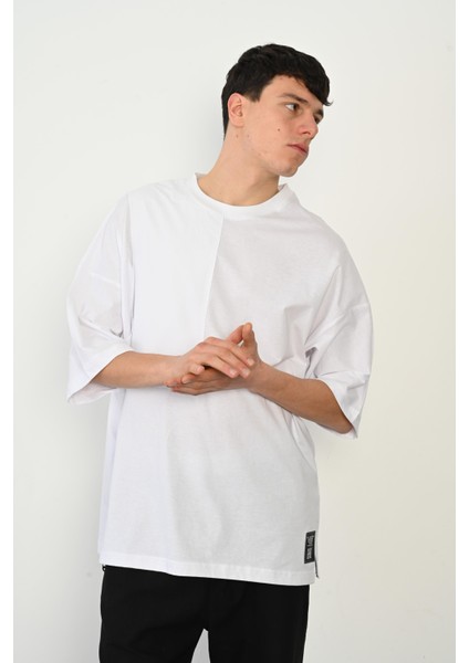 R-5765 Paraşüt Garni Detaylı Oversize Süprem T-Shirt fiyatları