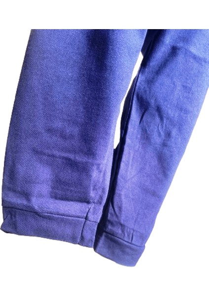 Erkek Çocuk Palmiye Desenli Pijama Takımı 7-8 Yaş Lacivert
