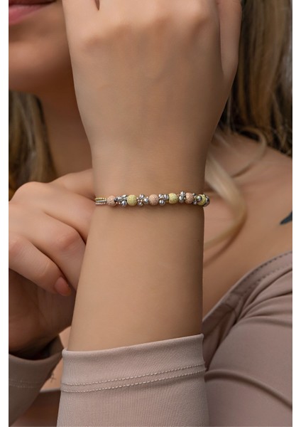 925 Ayar Gümüş 3'lü Top Zincirli Simli Minik Dorika Toplu Bileklik fırsatları