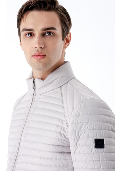 Taş Rengi Kapitone Dolumlu Dik Yaka Astarlı Slim Fit Dar Kesim Casual Mont 1007235264 fırsatları