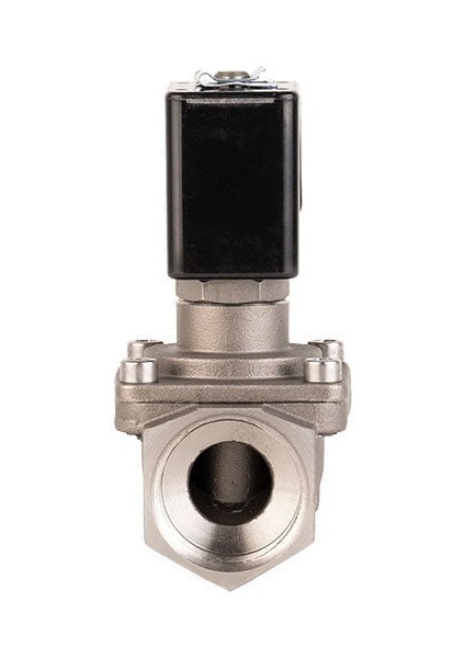 220 V Ac Paslanmaz Buhar Solenoid Valf Normalde Kapalı 1/8" (0,5-6 BAR)