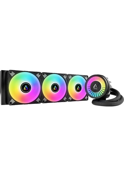 Liquid Freezer Iıı - 360 A-Rgb Intel / Amd Uyumlu, 360MM Radyatörlü, 3X12CM P12 Pwm Fanlı, Sıvı Işlemci Soğutucu Siyah (AR-ACFRE00144A)