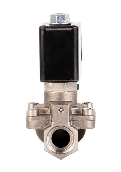 220 V Ac Paslanmaz Kompresör Solenoid Valf Normalde Kapalı 1/8" (0-16 BAR) modelleri