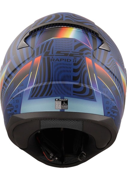 Kask Ls2 Rapıd 2 Optık Mat Mavi-Mor indirimleri