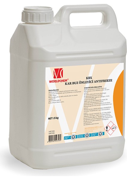 Kar Buz Önleyici Çözücü Kbx 5 kg