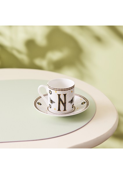 N Harfli Kahve Fincanı 80 ml