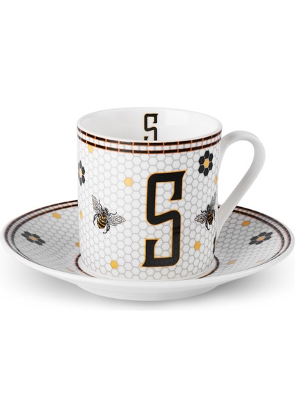 S Harfli Kahve Fincanı 80 ml fırsatları