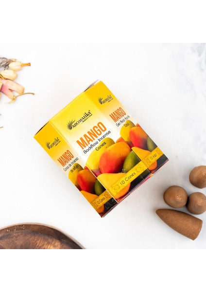 Mango Aromalı Geri Akışlı Organik Şelale Tütsü (Backflow) fiyatları