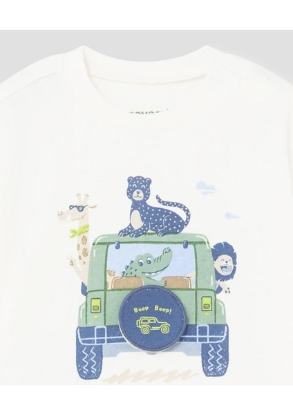 Interaktif Erkek Bebek T-Shirt