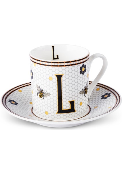 L Harfli Kahve Fincanı 80 ml