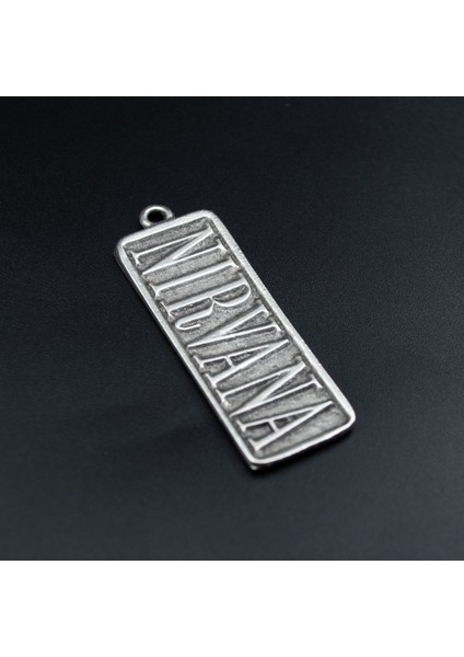 Nirvana Kolye Ucu - Antik Gümüş Kaplama - Kod:304