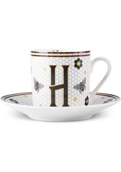 H Harfli Kahve Fincanı 80 ml fırsatları
