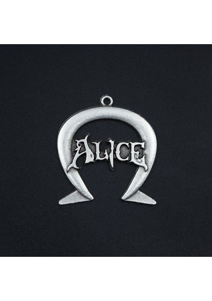 Alice Zincir Kolye - Gümüş Kaplama - Erkek Kadın Kolye - KOD:1069