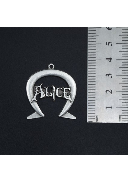 Alice Zincir Kolye - Gümüş Kaplama - Erkek Kadın Kolye - KOD:1069