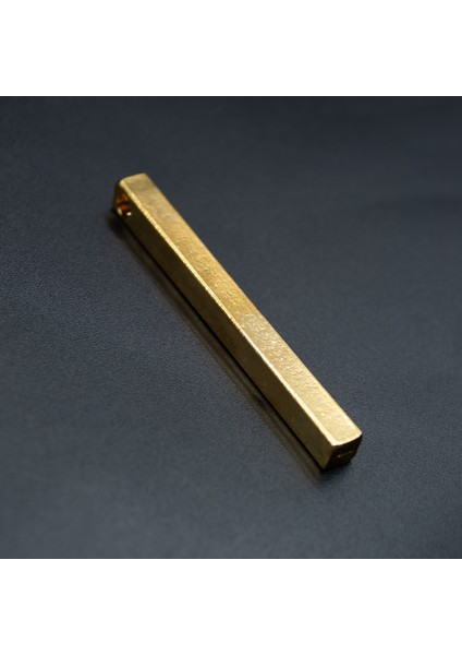 Çubuk Kolye - Gold Renk Zincir Kolye - Gümüş Kaplama - Erkek Kadın Kolye - KOD:1608 fiyatları