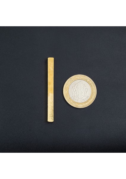 Çubuk Kolye - Gold Renk Zincir Kolye - Gümüş Kaplama - Erkek Kadın Kolye - KOD:1608 indirimleri