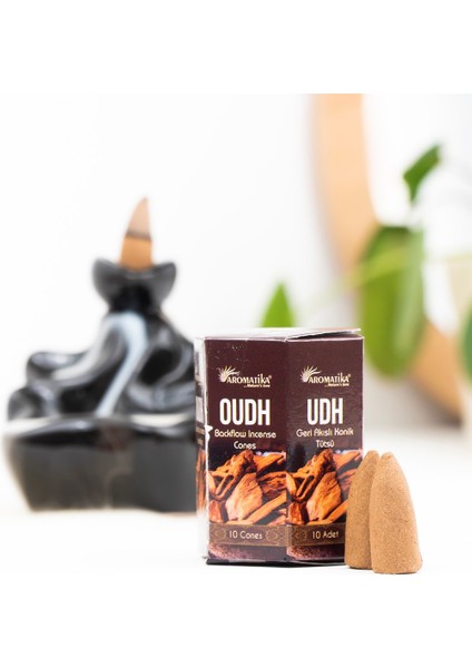 Oudh Geri Akışlı Organik Şelale Tütsü (Backflow)