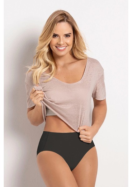 Dikişsiz Iz Yapmaz Lazer Kesim Toparlayıcı Kadın Slip Külot Korse Siyah modelleri