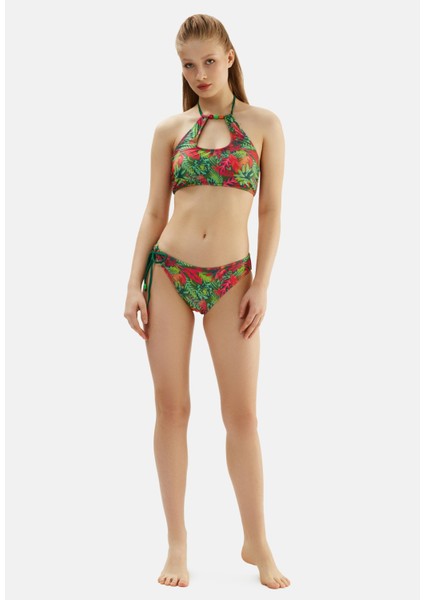 Yeni Sezon Sörf Halter Bikini Takım Yeşil 2031ESBK modelleri