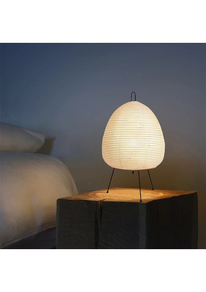 Japon Rice Paper Lantern LED Table Lamp Yaşam Odası Yaşam Odası Yatak Odası Öğrenci Otel Homestay Sanat Yaratıcı Dekodör Tripod Kat Lamp (Yurt Dışından)