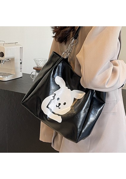 Snoopy Büyük Kapasiteli Çanta Kadın Sevimli Karikatür Omuz Çantası Kız Öğrenci Sınıf Çantası Kadın (Yurt Dışından) fırsatları