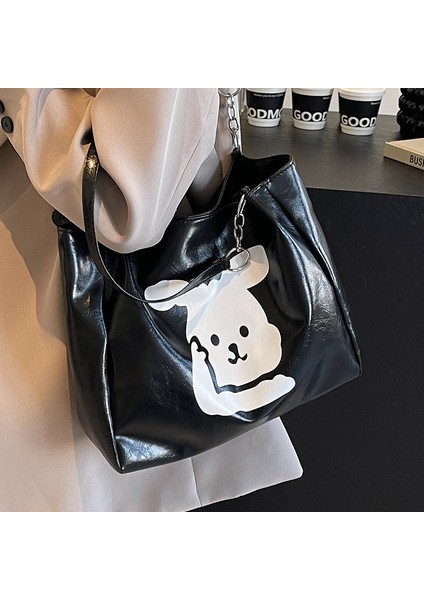 Snoopy Büyük Kapasiteli Çanta Kadın Sevimli Karikatür Omuz Çantası Kız Öğrenci Sınıf Çantası Kadın (Yurt Dışından) indirimleri