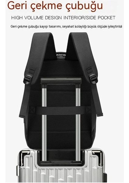 Go Biz Su Geçirmez Aşınmaya Dayanıklı Sırt Çantası-Rahat Sert Kabuk Anti-Basınç Büyük Kapasiteli Iş Bilgisayar Çantası-Seyahat Okul Çantası Sırt Çantası (Yurt Dışından) modelleri