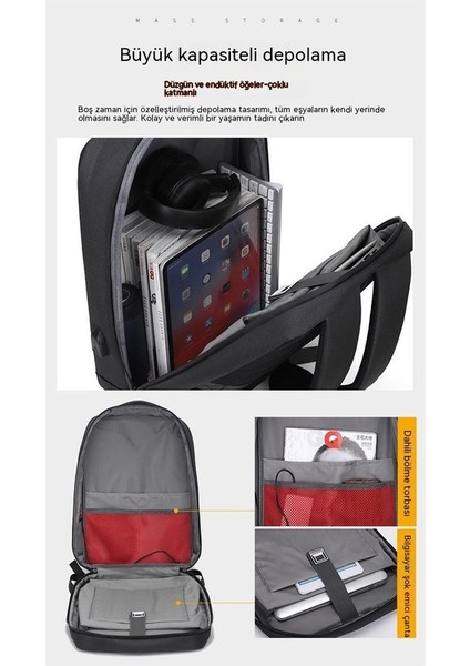 Go Biz Su Geçirmez Aşınmaya Dayanıklı Sırt Çantası-Rahat Sert Kabuk Anti-Basınç Büyük Kapasiteli Iş Bilgisayar Çantası-Seyahat Okul Çantası Sırt Çantası (Yurt Dışından) fırsatları