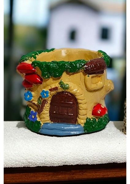 Binbirdemet Fairy House El Yapımı Seramik Saksı fiyatları