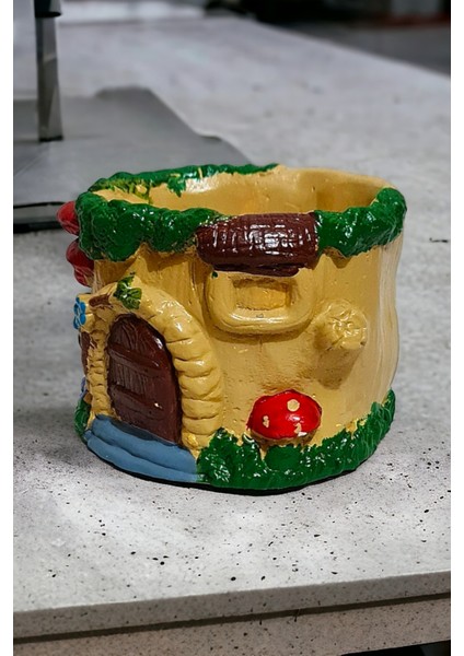 Binbirdemet Fairy House El Yapımı Seramik Saksı fırsatları