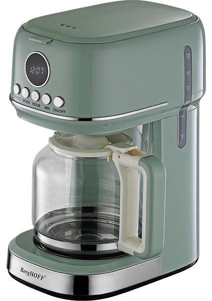Gem Retro 15 Bardak Mint Yeşil Filtre Kahve Makinesi