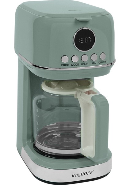 Gem Retro 15 Bardak Mint Yeşil Filtre Kahve Makinesi