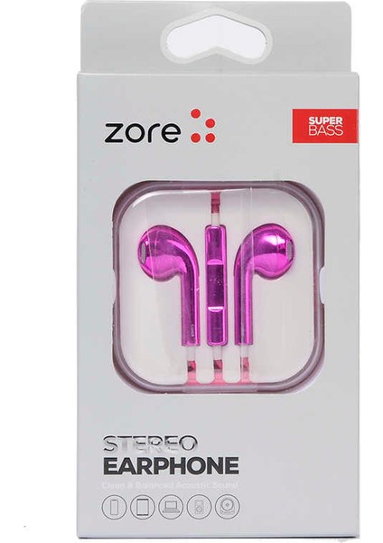 Zore Ep5 Basıc Serisi 3.5mm Kulaklık-Mor