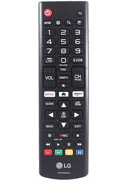 Amazon+Netflıx Tuşlu Magıc Lınk LCD LED Tv Kumanda AKB75095315