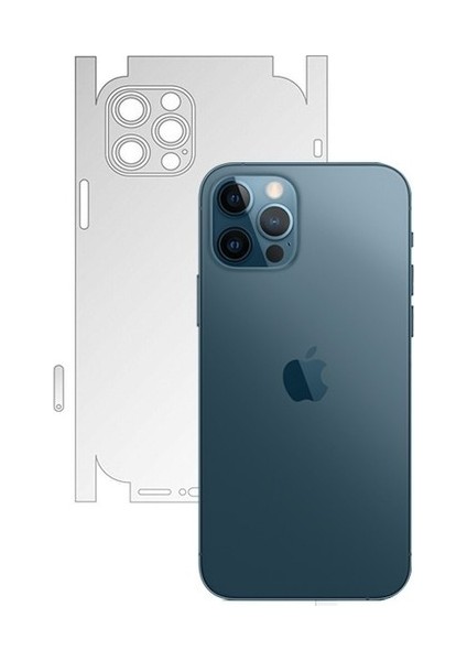 Apple iPhone 15PROMAX Uyumlu Arka Yan Kaplama Matte Nano Jelatin Kaplam