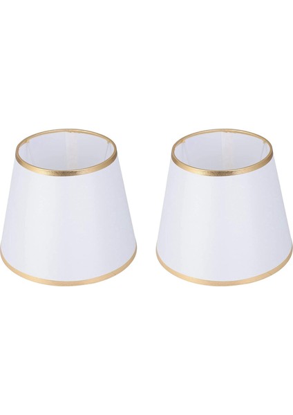 [gui Xulian] 2x Davul Abajur Toz Geçirmez Varil Şekli Kumaş Abajur Masa Zemin Değiştirme Ev Ofis Için Beyaz (Yurt Dışından) fiyatları