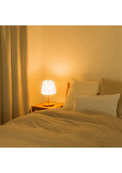 [gui Xulian] 2x Davul Abajur Toz Geçirmez Varil Şekli Kumaş Abajur Masa Zemin Değiştirme Ev Ofis Için Beyaz (Yurt Dışından) indirimleri