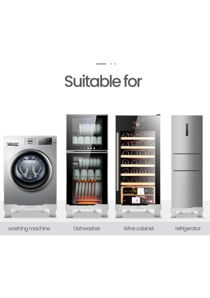 Çamaşır Makinesi Tutucu Evrensel Mobil Buzdolabı Standı Tabanı Kurutma Makinesi Buzdolabı Mutfak Aksesuarları Için Ayarlanabilir Taban (Yurt Dışından) fiyatları