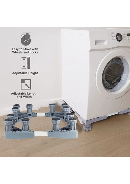 Çamaşır Makinesi Tutucu Evrensel Mobil Buzdolabı Standı Tabanı Kurutma Makinesi Buzdolabı Mutfak Aksesuarları Için Ayarlanabilir Taban (Yurt Dışından) fırsatları
