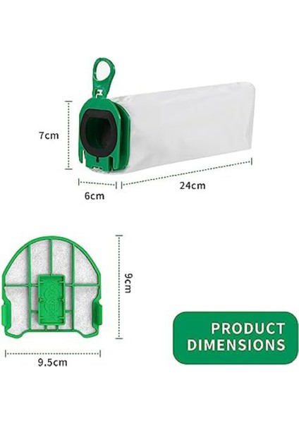 Kobold VB100 100 Için Elektrikli Süpürge Torbaları 3 Motor Koruma Filtreli Filtre Torbaları Yedek Toz Torbaları (Yurt Dışından) fırsatları