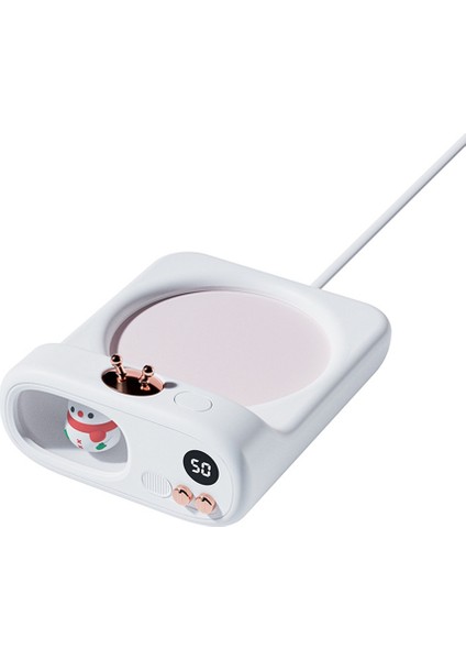 Güzel Pet Bardak Isıtıcı Plaka Çay Süt Masası Isıtma Coaster LED Ekran Gece Lambası Ingiltere Tak B (Yurt Dışından)