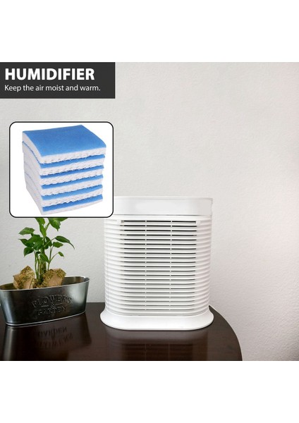 12 Adet Yedek Hava Nemlendirici Filtre HFT600 HEV615 HEV615B HEV615W HEV620 HEV620B HEV620W HEV-615 (Yurt Dışından)