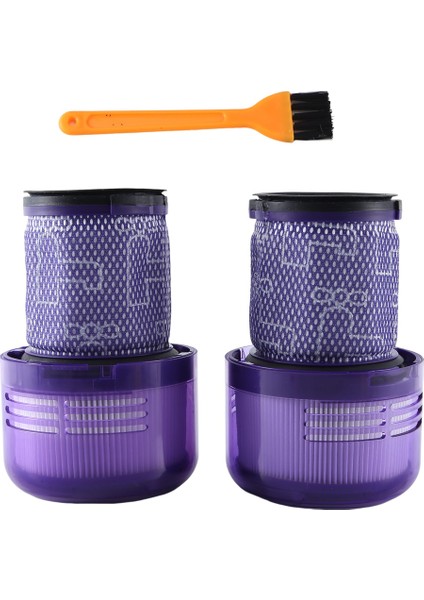 2 Adet Hepa Filtre V12 Elektrikli Süpürge Arka Filtre Yedek Yedek Parça Yıkanabilir Filtre Temizleme Fırçası ile (Yurt Dışından) fiyatları