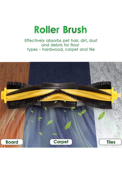 Deebot Için T9 T8 N8 Hepa Filtre Değiştirme Robotlu Süpürge Ana Yan Fırça Toz Parçaları (Yurt Dışından)