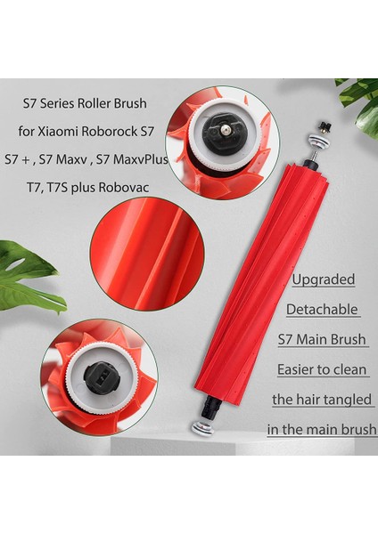 S7 S7 Aksesuarları Kiti S7 S7+ S7 Maxv S7 Maxv Plus Yedek Parçalar Dahil Ana Yan Fırça Paspas Bezi Filtresi (Yurt Dışından) fırsatları