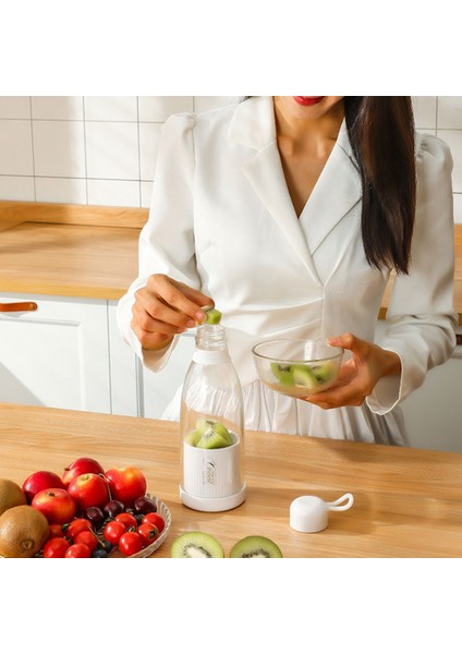 USB Sıkacakları Blender Hızlı Meyve Suyu Sıkma Taşınabilir Blender Meyve Suyu Bardağı Smoothie Mini El Meyve Mikseri 300 ml (Yurt Dışından)