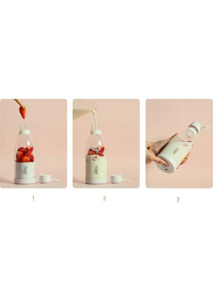 USB Sıkacakları Blender Hızlı Meyve Suyu Sıkma Taşınabilir Blender Meyve Suyu Bardağı Smoothie Mini El Meyve Mikseri 300 ml (Yurt Dışından) modelleri